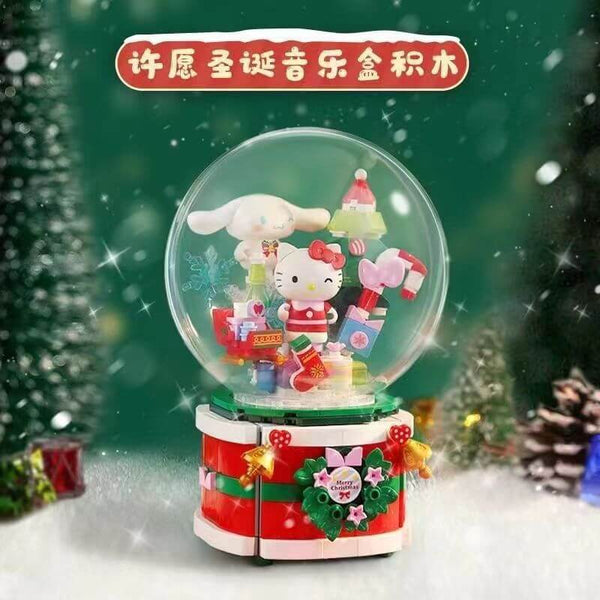 Keeppley K20836 HelloKitty Christmas Music Box-Afobrick