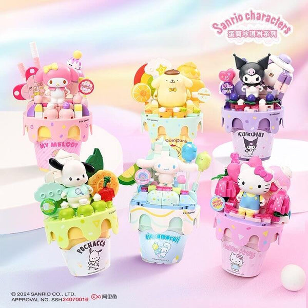 Keeppley Sanrio Ice Cream Cone Series
