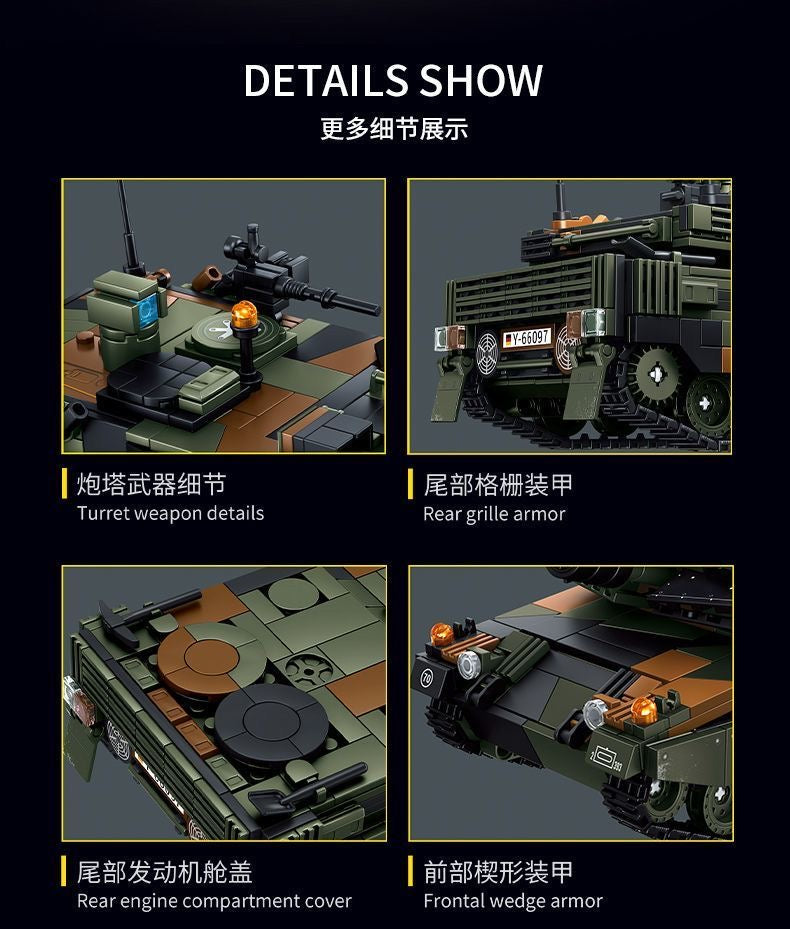 LEYI 66097 Leopard 2A6 Tank