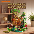 Lumibricks 10015 fog forest cabin