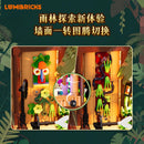 Lumibricks 10015 fog forest cabin