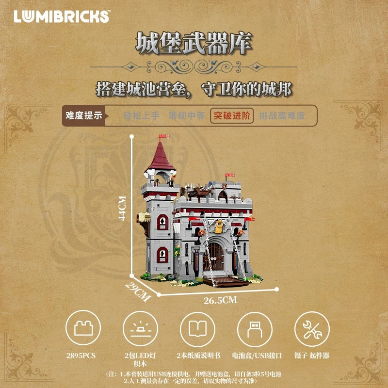 Lumibricks 12011 Castle Armory