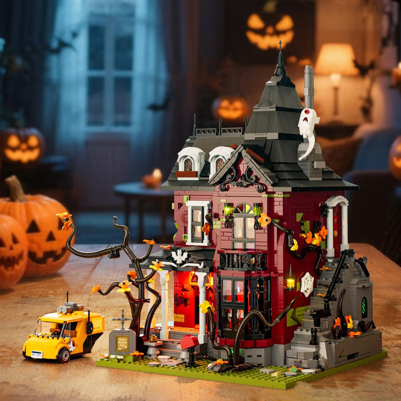 Lumibricks L9092 Halloween haunted house