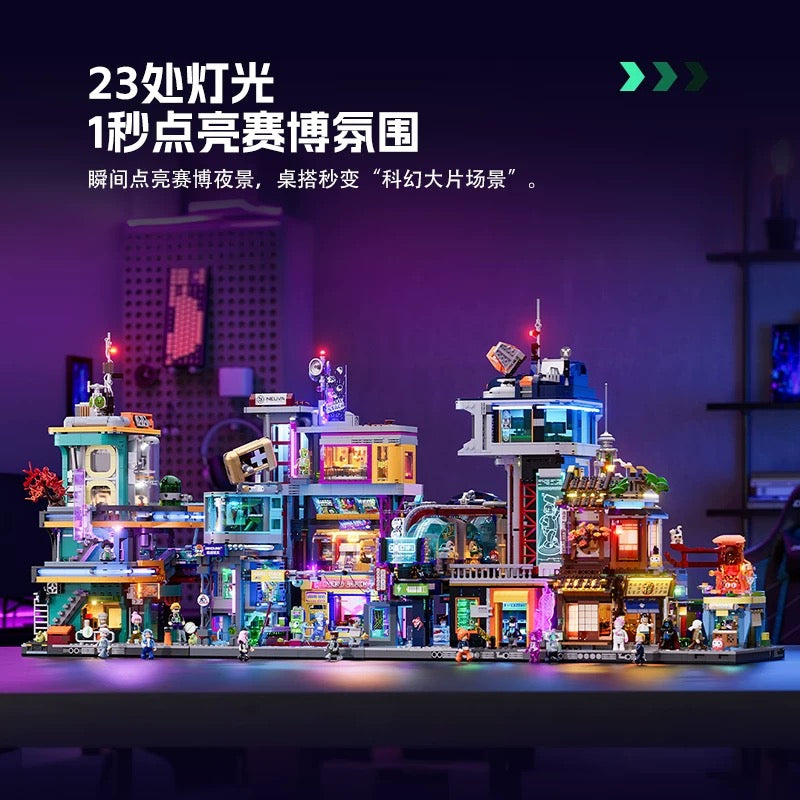 Lumibricks L9095 Cyberpunk Game Stack