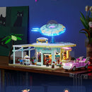 Lumibricks L9104 UFO Drive-In Restaurant
