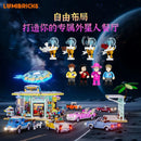 Lumibricks L9104 UFO Drive-In Restaurant