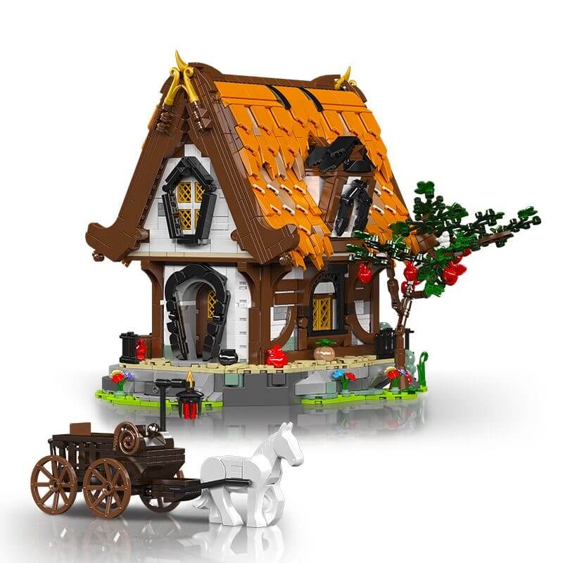 Mould King 16054 Midage World Log Cabin