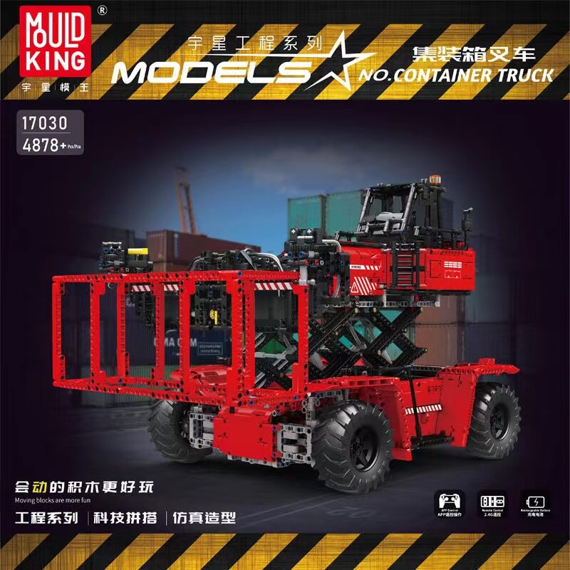 Mould King 17081 Set Camion Da Costruzione – 1401 Pezzi, Modellismo Da Assemblaggio, Giocattolo Per Bambini E Collezionisti