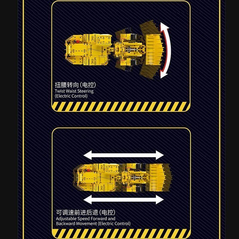 Mould King 17056 R3000H Mine Loader