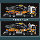 Mould King 19014 Pneumatic Concrete Pump Truck Afobrick