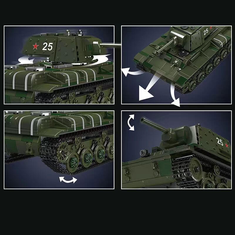 Mould King 20025 KV-1 Heavy Tank Afobrick