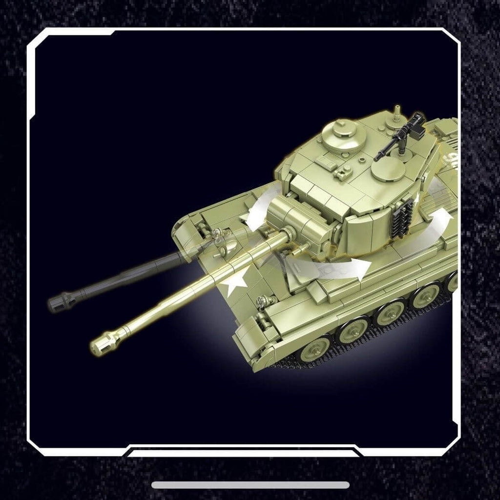 Mould King 20035 M26 Pershing Tank-Afobrick
