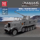 Mould King 20048 German 3.7mm Flak Half-track Vehicle