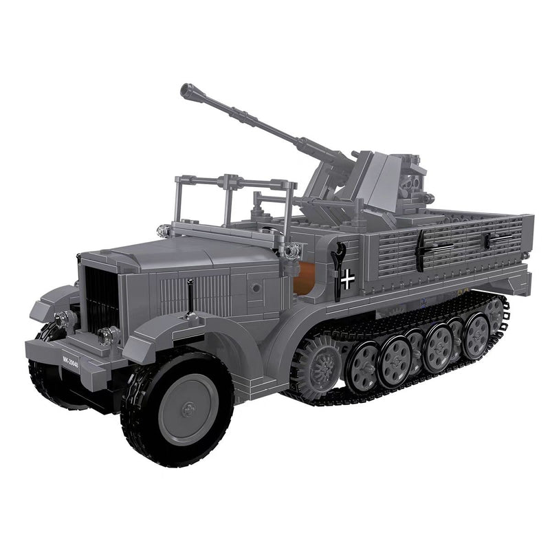 Mould King 20048 German 3.7mm Flak Half-track Vehicle