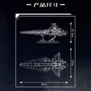 Mould King 21074 Republic attack cruiser