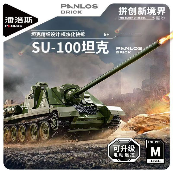 Panlos 632022 SU-100 Tank-Afobrick