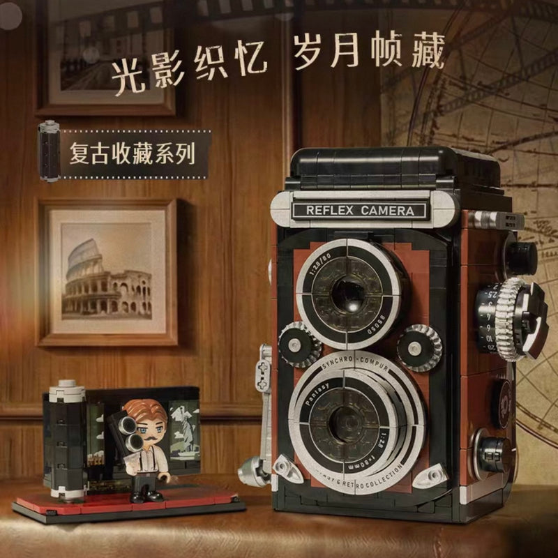Pantasy 85050 Retro twin-lens reflex camera