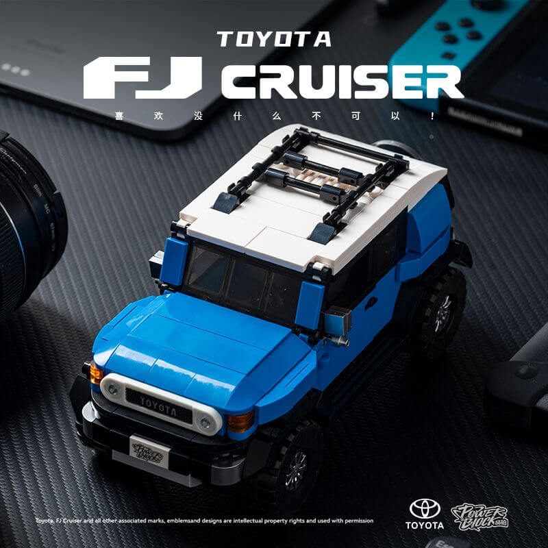 Power Block Toyota Land Cruiser FJ40 off-road Container Model Car