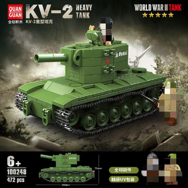 QUANGUAN 100248 MINI KV-2 schwerer Tank