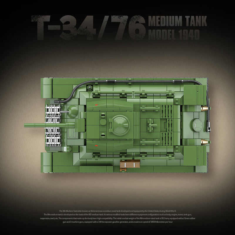 QUANGUAN 100276 T34/76 Medium Tank Model 1941