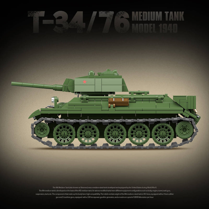 QUANGUAN 100276 T34/76 Medium Tank Model 1941