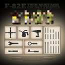 QUANGUAN 100281 F-8E Twin Mustang