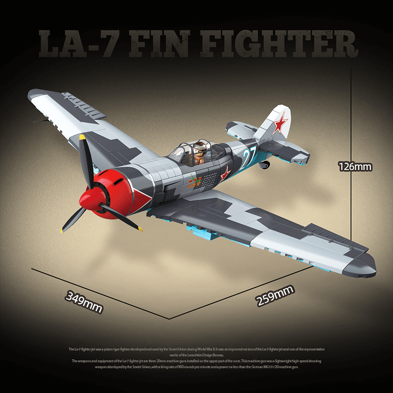 QUANGUAN 100286 LA-7 FIN Fighter