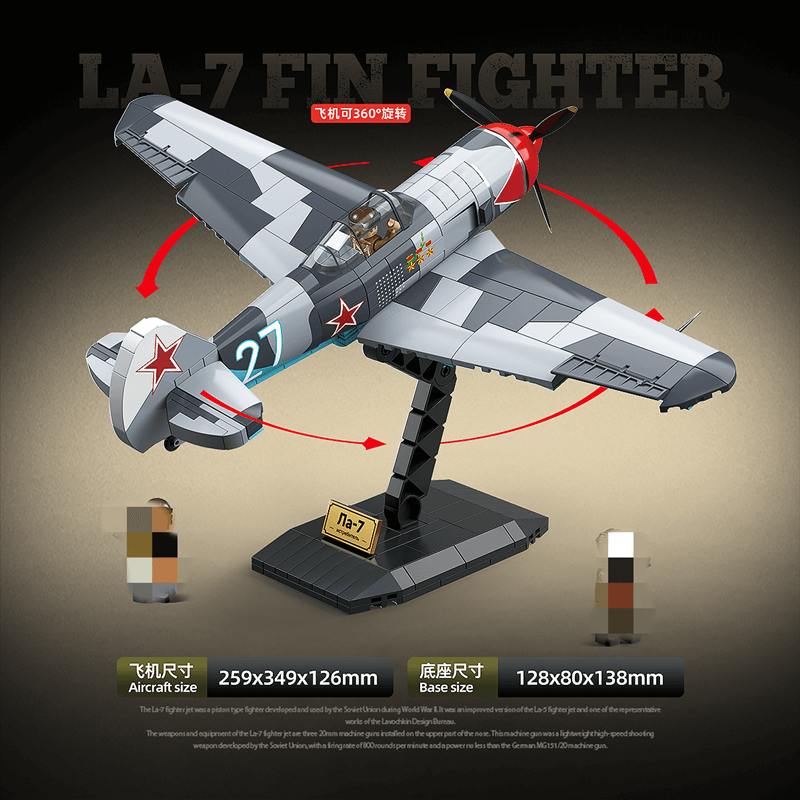 QUANGUAN 100286 LA-7 FIN Fighter