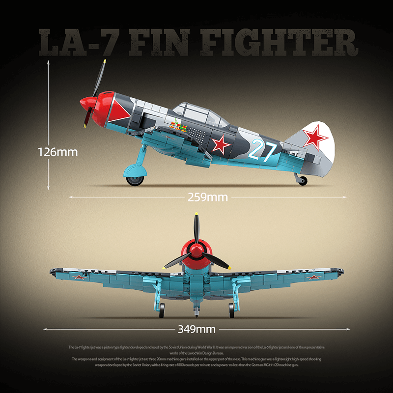 QUANGUAN 100286 LA-7 FIN Fighter