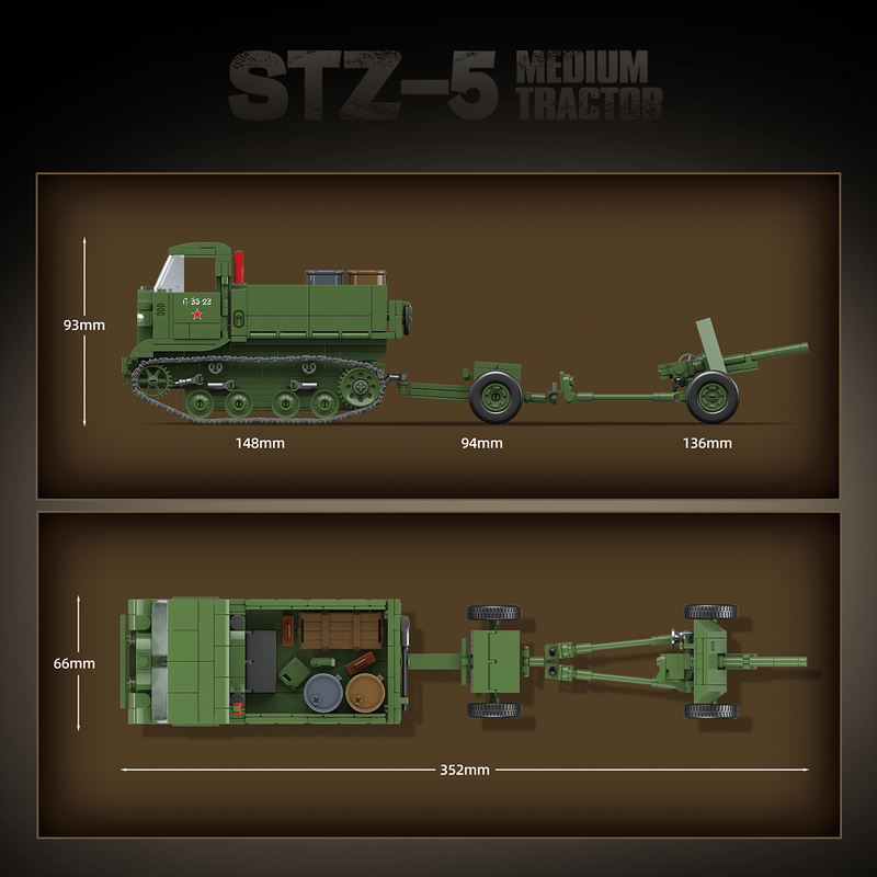 QUANGUAN 100289 STZ-5 Medium Tractor