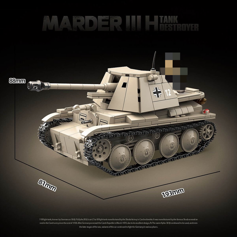 QUANGUAN 100295 Marder III H Tank Destroyer