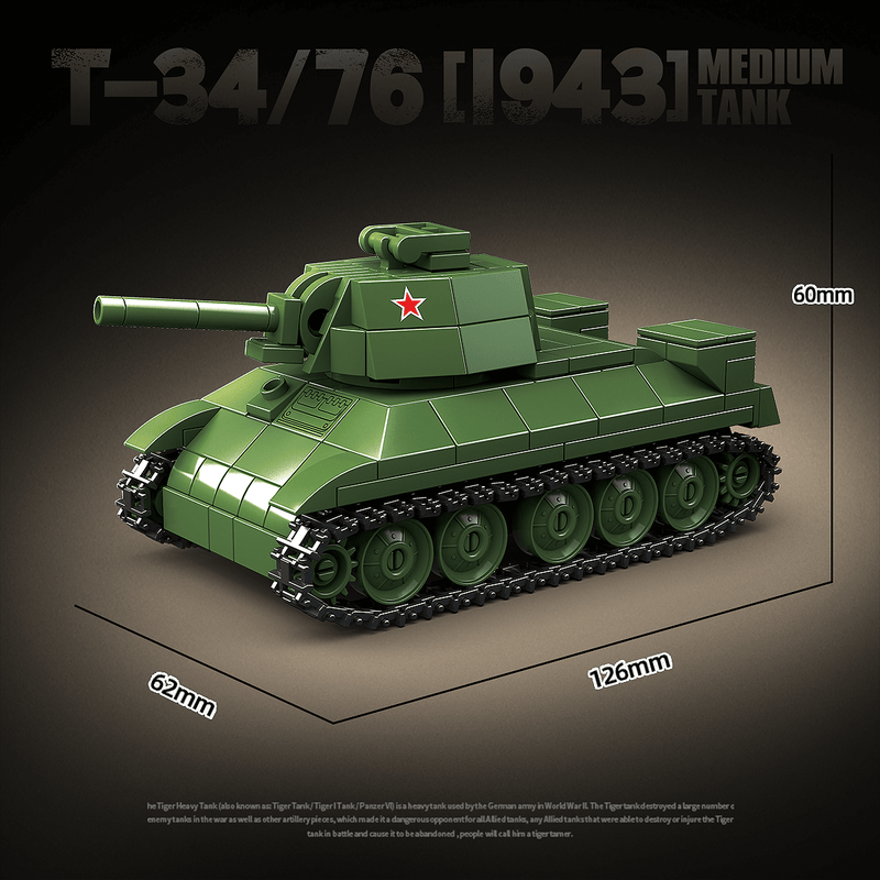 QUANGUAN 100297 T34/76 1943 Medium Tank