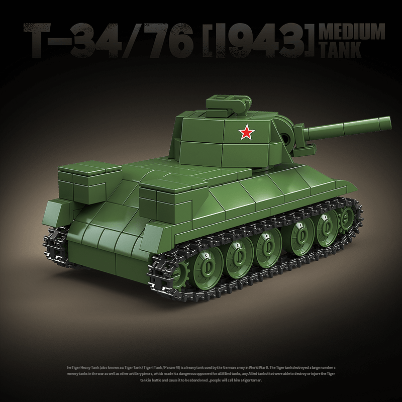 QUANGUAN 100297 T34/76 1943 Medium Tank