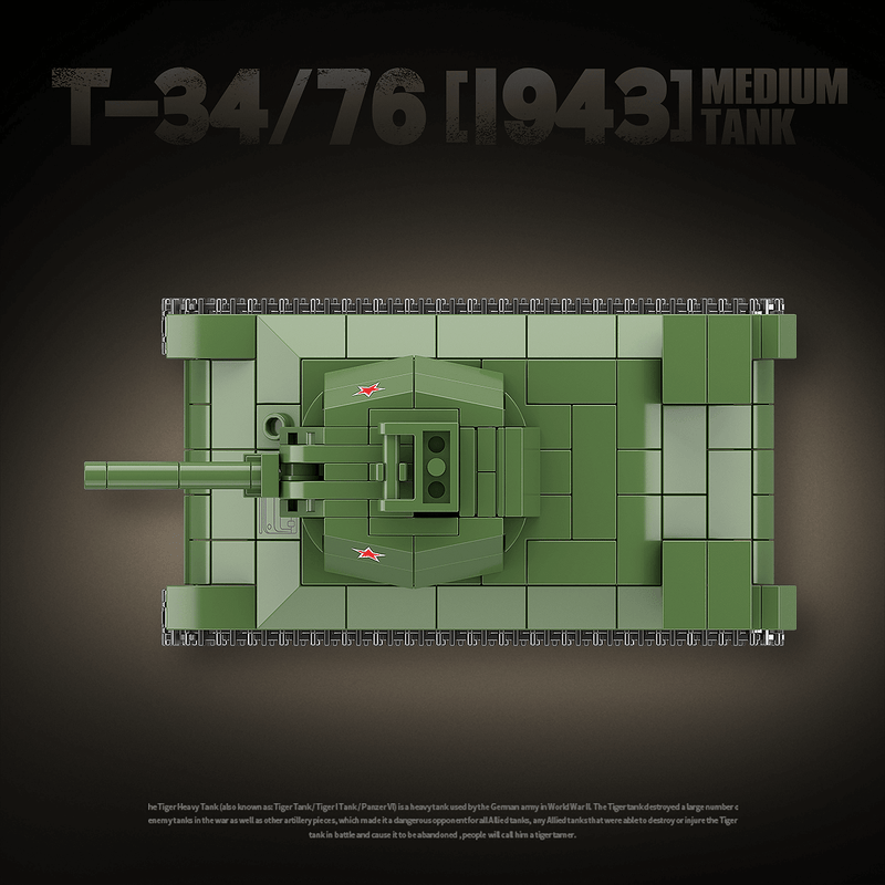 QUANGUAN 100297 T34/76 1943 Medium Tank