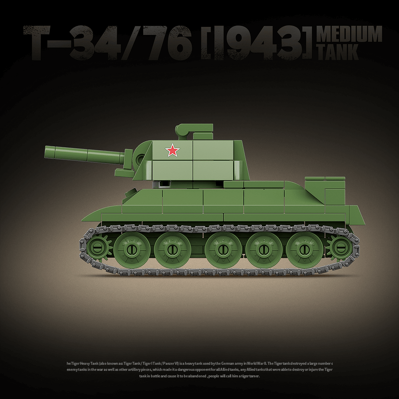 QUANGUAN 100297 T34/76 1943 Medium Tank