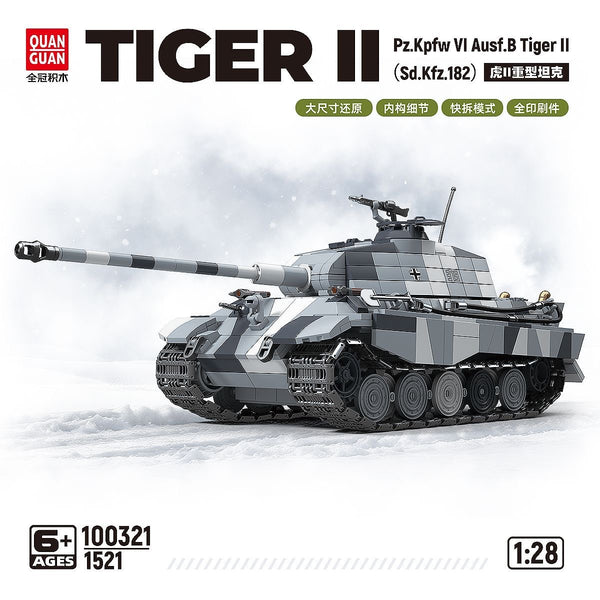 QUANGUAN 100321 TIger II Snow camouflage
