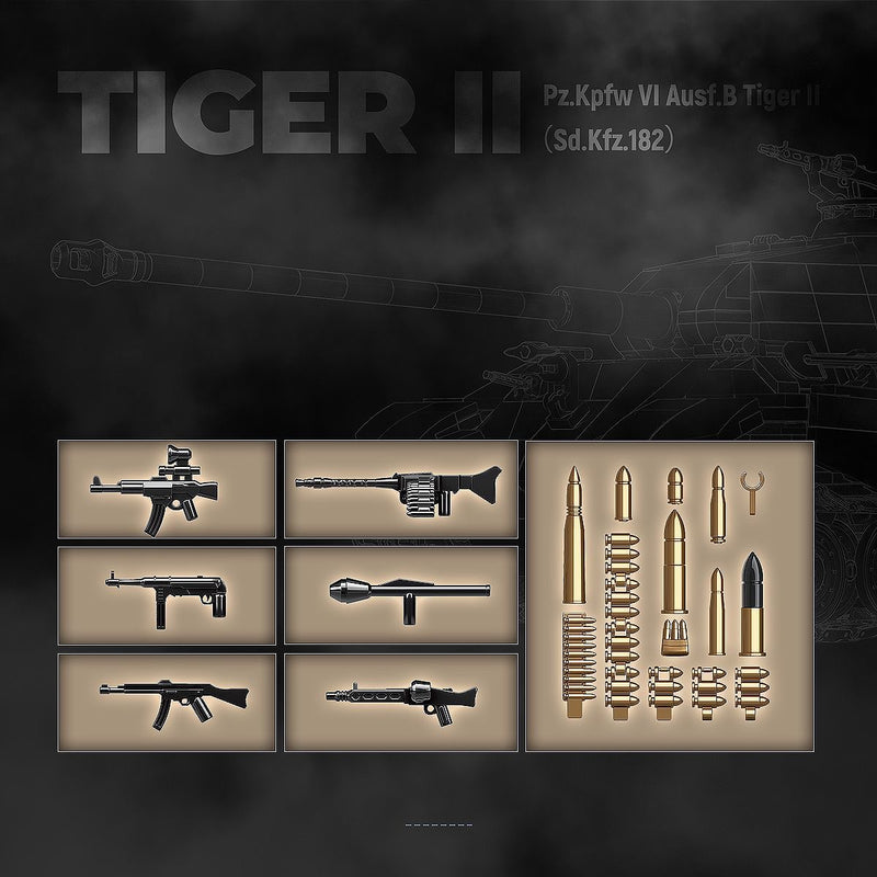 QUANGUAN 100321 TIger II Snow camouflage
