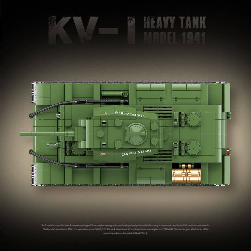 Quanguan 100253 KV-1 Heavy Tank 1941 Model