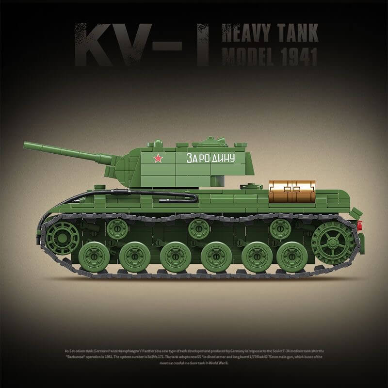 Quanguan 100253 KV-1 Heavy Tank 1941 Model