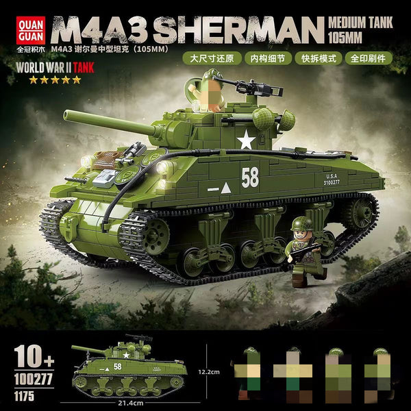 1/35e Tamiya M4A3 Sherman RC - Catégorie - Voiture