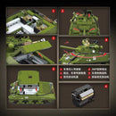 Quanguan 100277 M4A3 Sherman Medium Tank 105mm