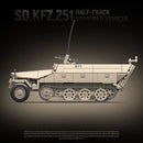 Quanguan 100319 Sd.Kfz.251 Half-Track Armored Vehicle