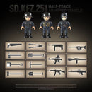 Quanguan 100319 Sd.Kfz.251 Half-Track Armored Vehicle