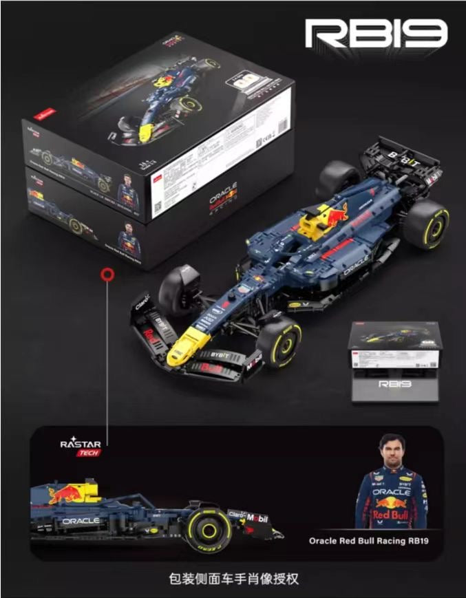 Red Bull Racing Rastar RASTAR 92410 Red Bull F1 RB19 -Afobrick