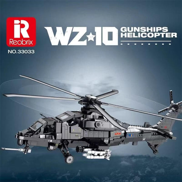 Reobrix 33033 Z-10 Medium Attack Helicopter
