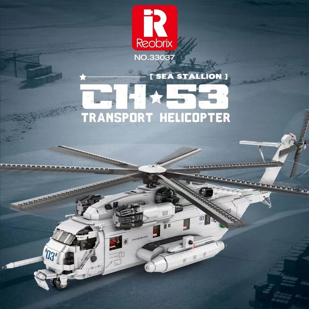 Reobrix 33037 Sikorsky CH-53E Super Stallion-Afobrick