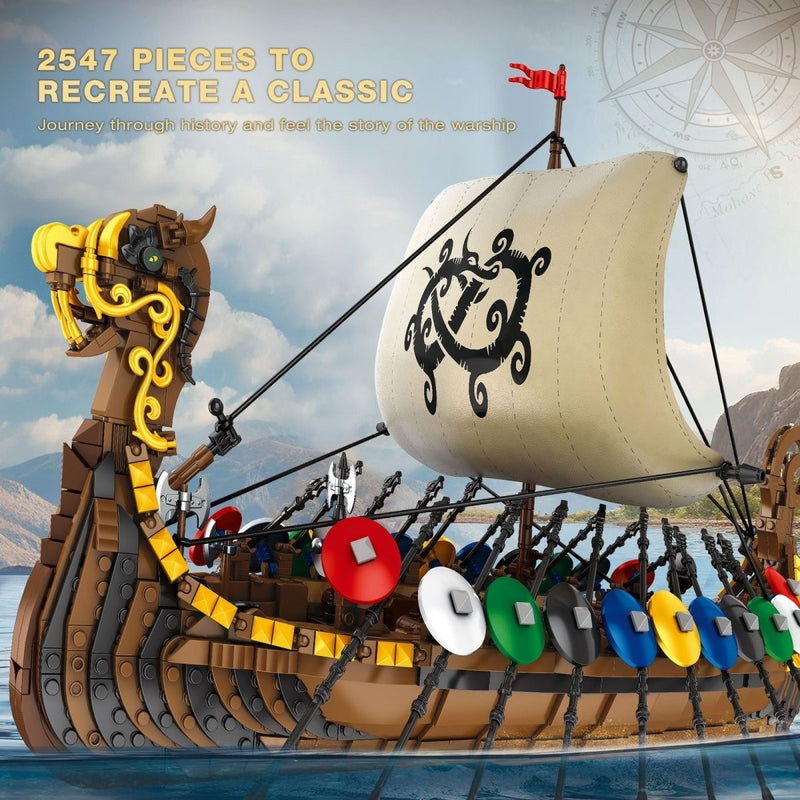 Reobrix 66101 Viking warship