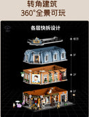 Lumibricks Small town series art gallery street scene