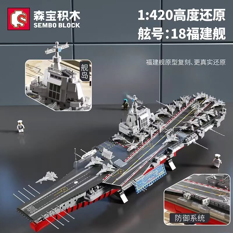 Sembo 202080 Fujian Aircraft Carrier