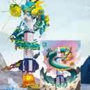 Sembo 203359 Long March 1 And Dragon Afobrick